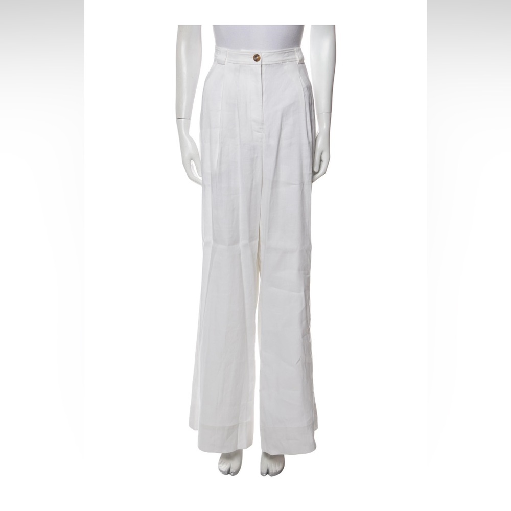 A.L.C. Wide Leg Linen Pants
